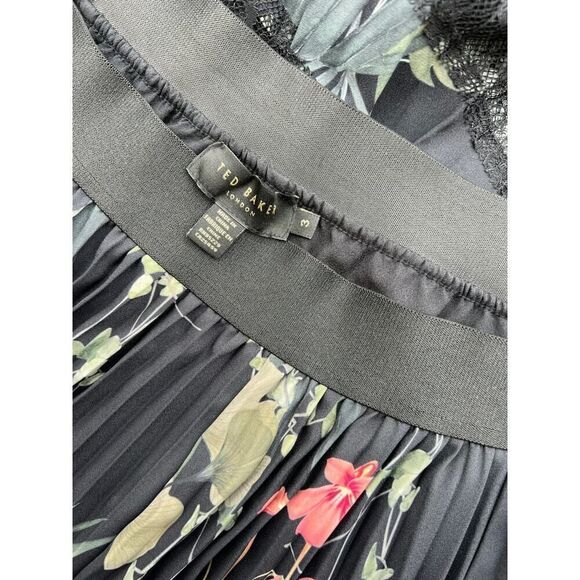 Ted Baker Abilen Highland Pleated Lace Skirt Size 3 MSRP $245 - Picture 9 of 9